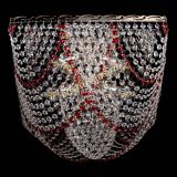 Люстра Квадрат Бриз красная в Самаре