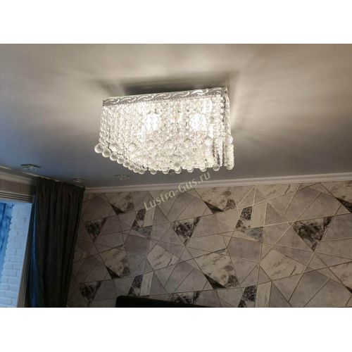 Люстра Квадрат гамма шар 30 мм длинная в Самаре Гусь Хрустальный