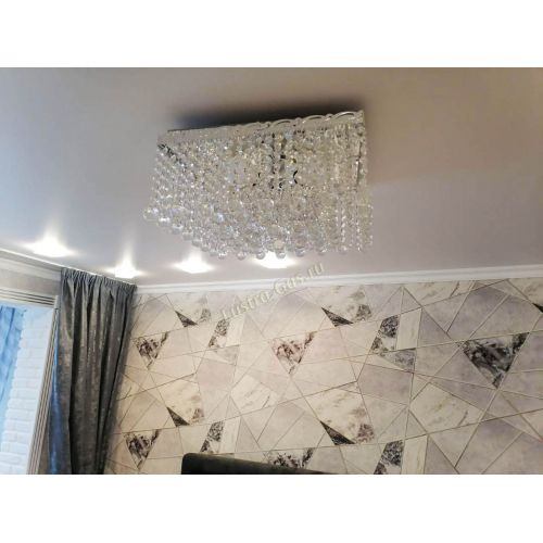 Люстра Квадрат гамма шар 30 мм длинная в Самаре Гусь Хрустальный