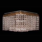 Люстра Квадрат Оптикон, диаметр - 300 мм, цвет - золото, Люстры Гусь Хрустальный Люстра Квадрат Оптикон, диаметр - 300 мм, цвет - золото, Люстры Гусь Хрустальный