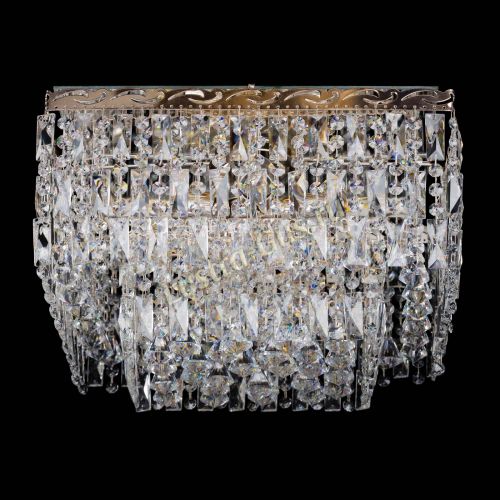 Люстра Квадрат Каскад с пластинками в Самаре Гусь Хрустальный