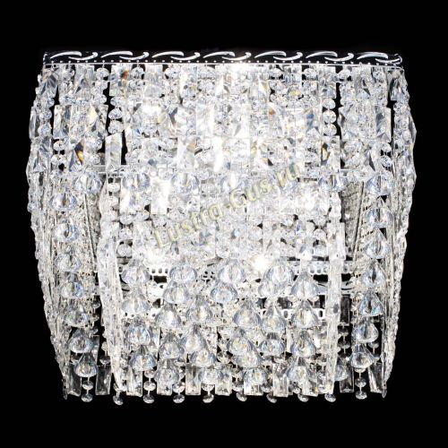 Люстра Квадрат Каскад с пластинками в Самаре Гусь Хрустальный