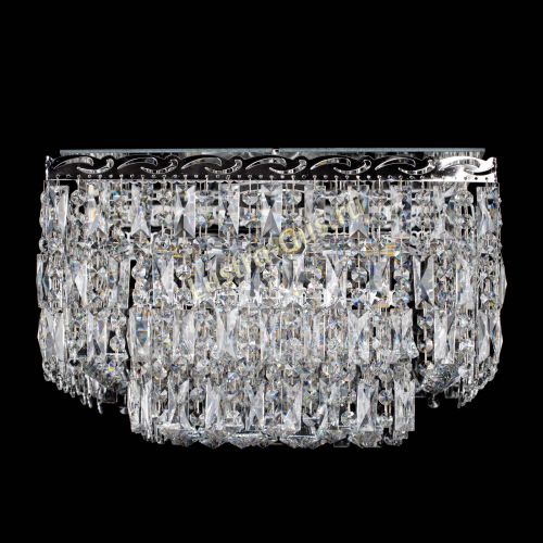 Люстра Квадрат Каскад с пластинками в Самаре Гусь Хрустальный