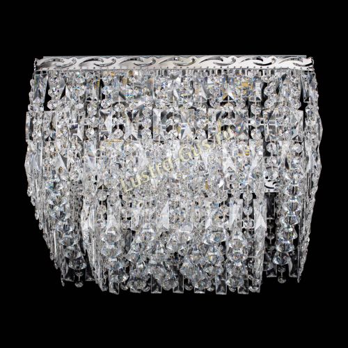 Люстра Квадрат Каскад с пластинками в Самаре Гусь Хрустальный