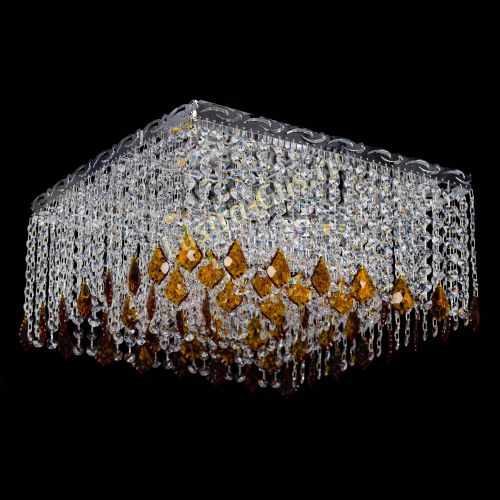 Люстра Квадрат Оптикон Лепестки чайная в Самаре Гусь Хрустальный