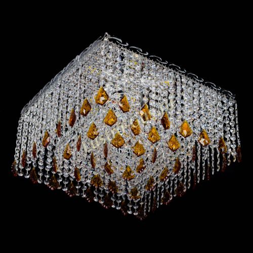 Люстра Квадрат Оптикон Лепестки чайная в Самаре Гусь Хрустальный