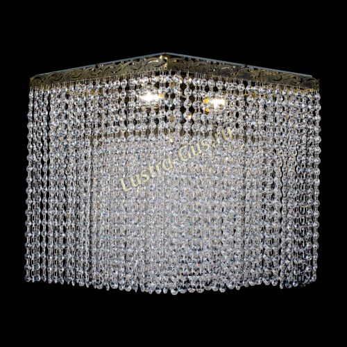 Люстра Квадрат Оптикон плюс под бронзу в Самаре Гусь Хрустальный