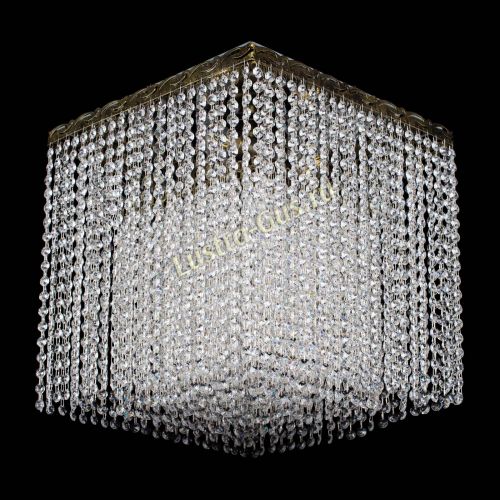 Люстра Квадрат Оптикон плюс под бронзу в Самаре Гусь Хрустальный