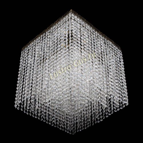 Люстра Квадрат Оптикон плюс под бронзу в Самаре Гусь Хрустальный