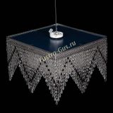 Люстра Квадрат Венеция уголки №5 черная в Самаре