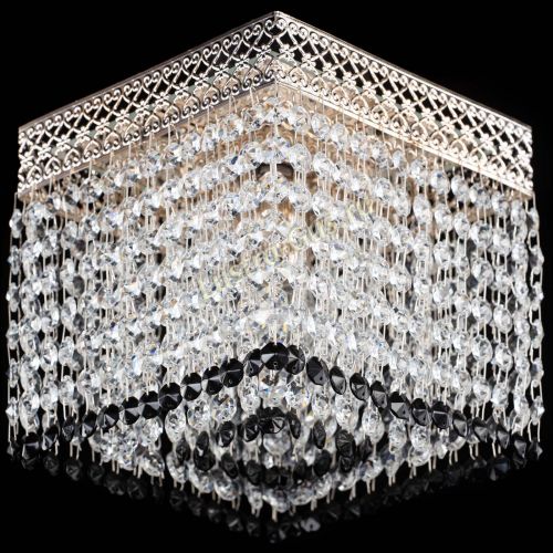 Люстра Квадрат Венеция №1 черная в Самаре Гусь Хрустальный