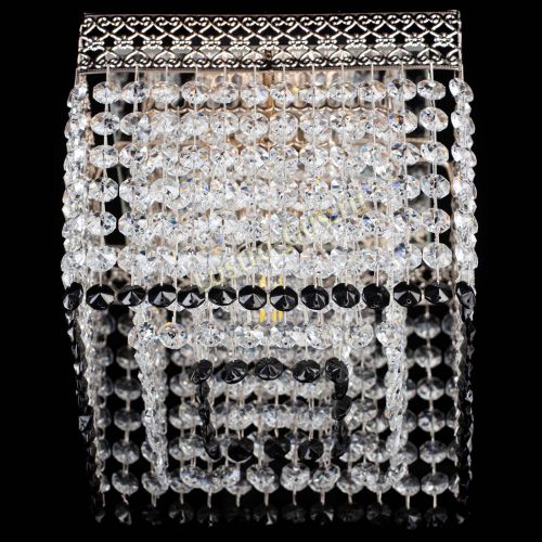 Люстра Квадрат Венеция №1 черная в Самаре Гусь Хрустальный