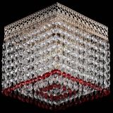 Люстра Квадрат Венеция №1 красная в Самаре