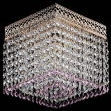 Люстра Квадрат Венеция №1 розовая в Самаре