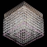 Люстра Квадрат Венеция №1 розовая в Самаре