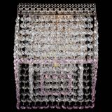 Люстра Квадрат Венеция №1 розовая в Самаре