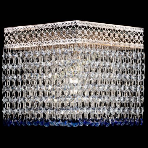 Люстра Квадрат Венеция №1 синяя в Самаре Гусь Хрустальный