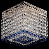 Люстра Квадрат Венеция №1 синяя в Самаре