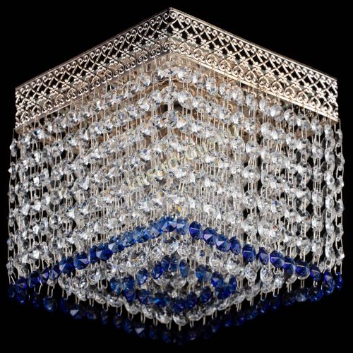 Люстра Квадрат Венеция №1 синяя в Самаре Гусь Хрустальный