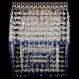 Люстра Квадрат Венеция №1 синяя в Самаре