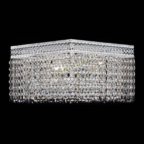 Люстра Квадрат Венеция №3 черная в Самаре Гусь Хрустальный