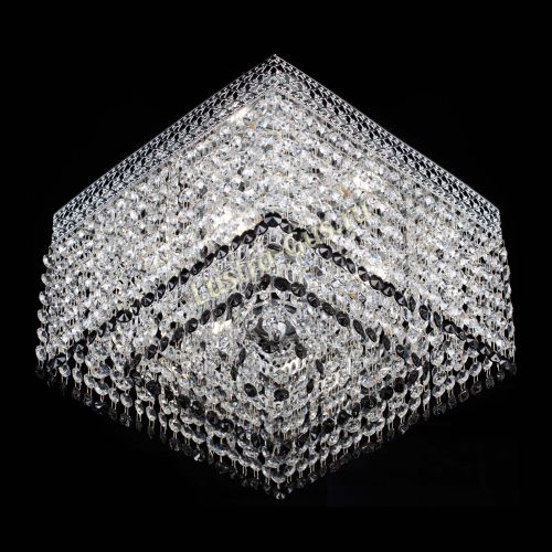 Люстра Квадрат Венеция №3 черная в Самаре Гусь Хрустальный