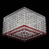 Люстра Квадрат Венеция №3 красная в Самаре