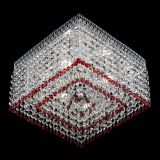 Люстра Квадрат Венеция №3 красная в Самаре