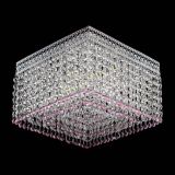 Люстра Квадрат Венеция №3 розовая в Самаре