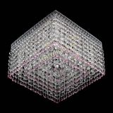 Люстра Квадрат Венеция №3 розовая в Самаре