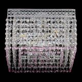 Люстра Квадрат Венеция №3 розовая в Самаре