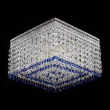 Люстра Квадрат Венеция №3 синяя в Самаре