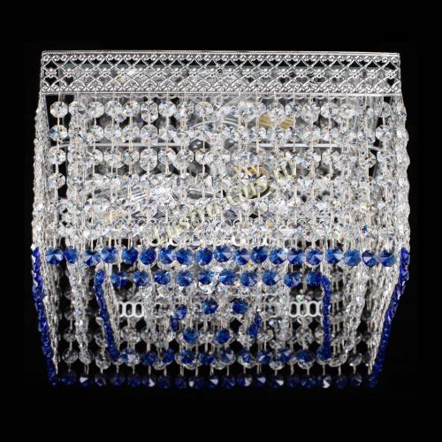 Люстра Квадрат Венеция №3 синяя в Самаре Гусь Хрустальный