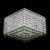 Люстра Квадрат Венеция №3 зеленая в Самаре