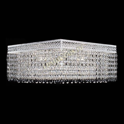 Люстра Квадрат Венеция №5 черная в Самаре Гусь Хрустальный