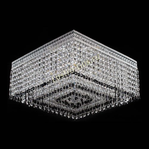 Люстра Квадрат Венеция №5 черная в Самаре Гусь Хрустальный