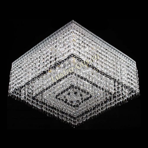 Люстра Квадрат Венеция №5 черная в Самаре Гусь Хрустальный