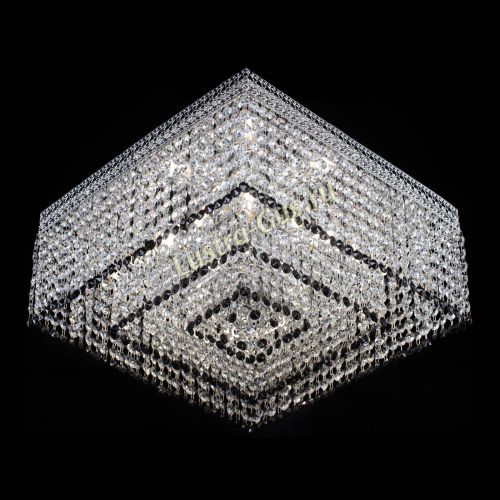 Люстра Квадрат Венеция №5 черная в Самаре Гусь Хрустальный