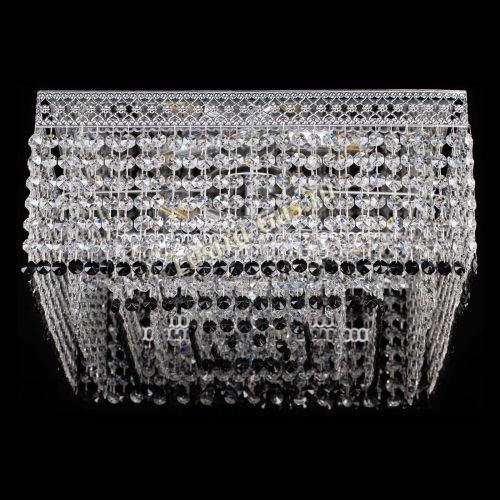 Люстра Квадрат Венеция №5 черная в Самаре Гусь Хрустальный