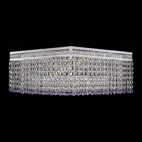 Люстра Квадрат Венеция №5 фиолетовая в Самаре Гусь Хрустальный