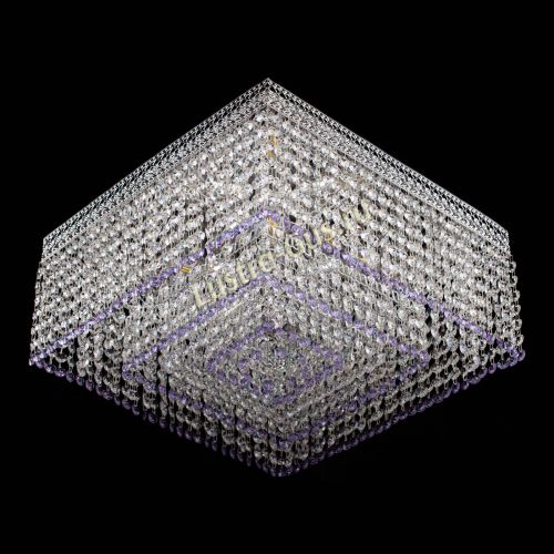 Люстра Квадрат Венеция №5 фиолетовая в Самаре Гусь Хрустальный