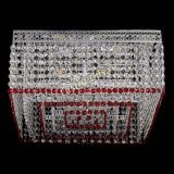 Люстра Квадрат Венеция №5 красная в Самаре