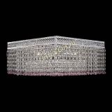 Люстра Квадрат Венеция №5 розовая в Самаре