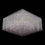 Люстра Квадрат Венеция №5 розовая в Самаре