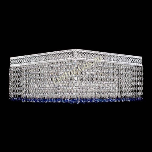 Люстра Квадрат Венеция №5 синяя в Самаре Гусь Хрустальный