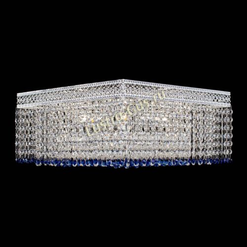 Люстра Квадрат Венеция №5 синяя в Самаре Гусь Хрустальный