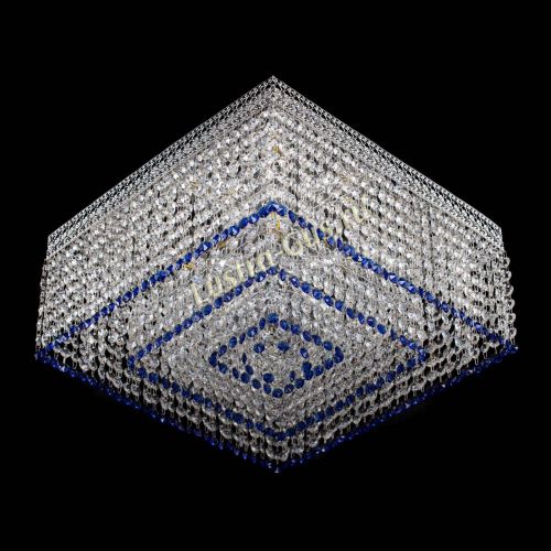 Люстра Квадрат Венеция №5 синяя в Самаре Гусь Хрустальный