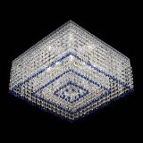 Люстра Квадрат Венеция №5 синяя в Самаре