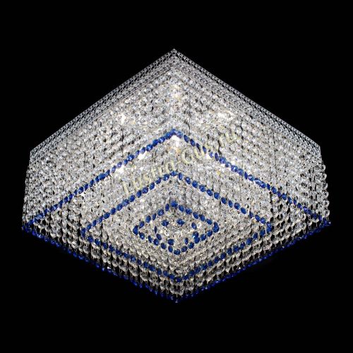 Люстра Квадрат Венеция №5 синяя в Самаре Гусь Хрустальный