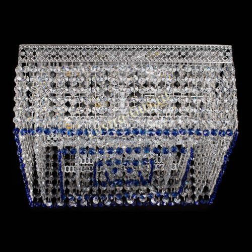 Люстра Квадрат Венеция №5 синяя в Самаре Гусь Хрустальный